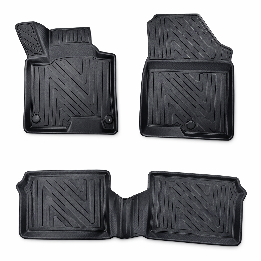 3D Fußmatten für Hyundai Kona Electric | 2024-2026 | Carbonfaser-Optik